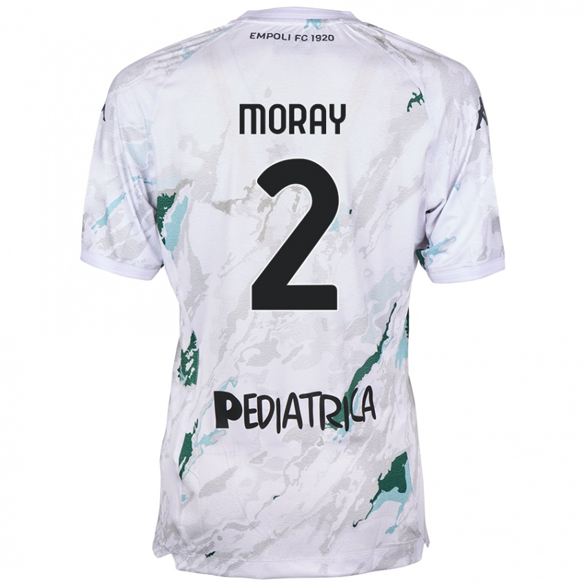 ילדים Jeremy Moray #2 אָפוֹר הרחק ג'רזי 2024/25 חולצה קצרה