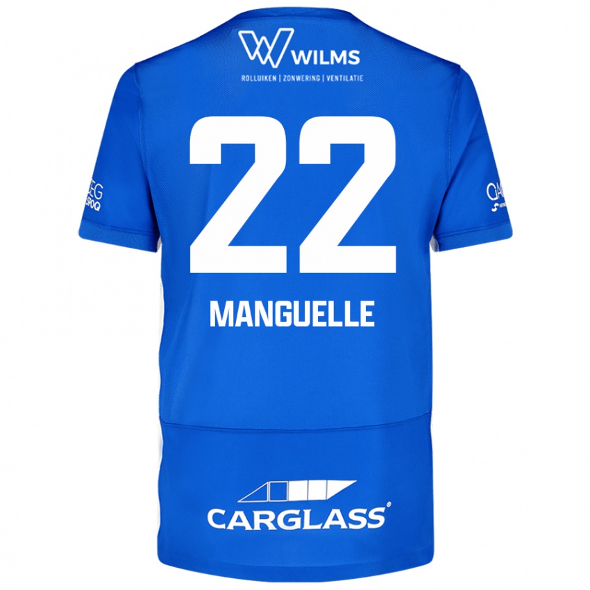 גברים Brad Manguelle #22 כְּחוֹל ג'רזי ביתית 2024/25 חולצה קצרה