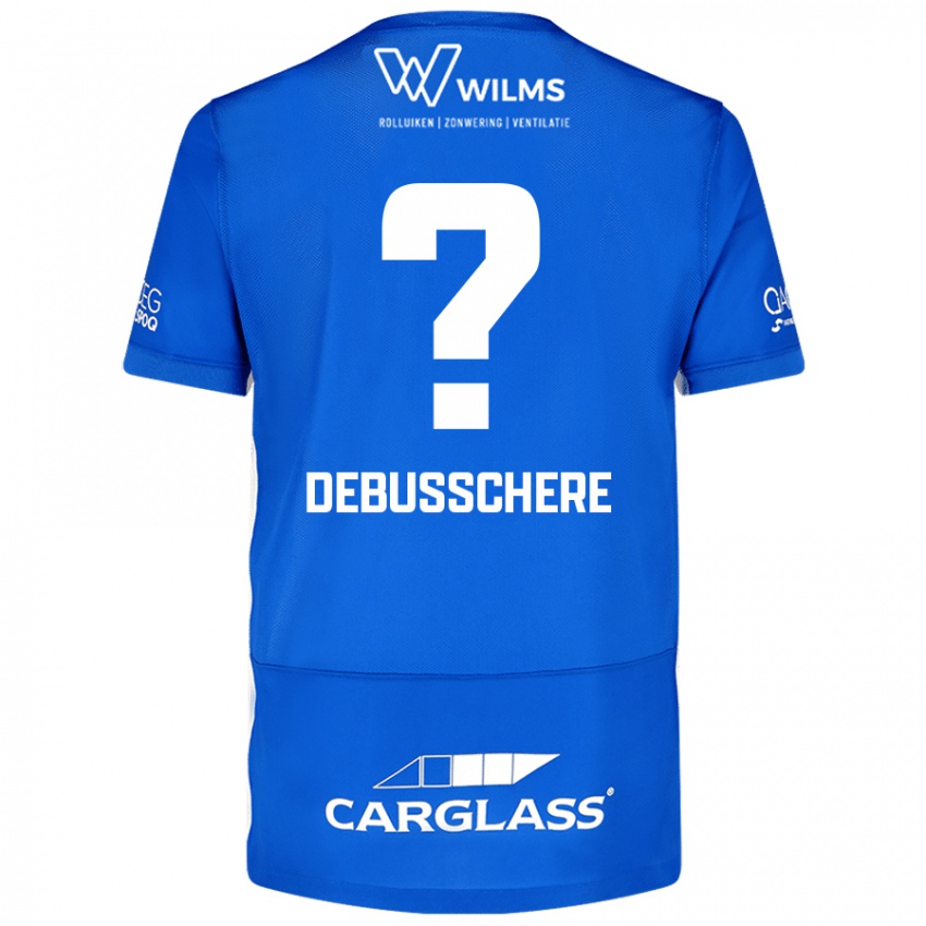 גברים Vic Debusschere #0 כְּחוֹל ג'רזי ביתית 2024/25 חולצה קצרה