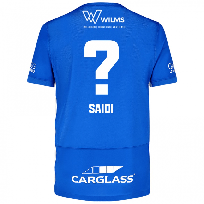 גברים Assil Saidi #0 כְּחוֹל ג'רזי ביתית 2024/25 חולצה קצרה
