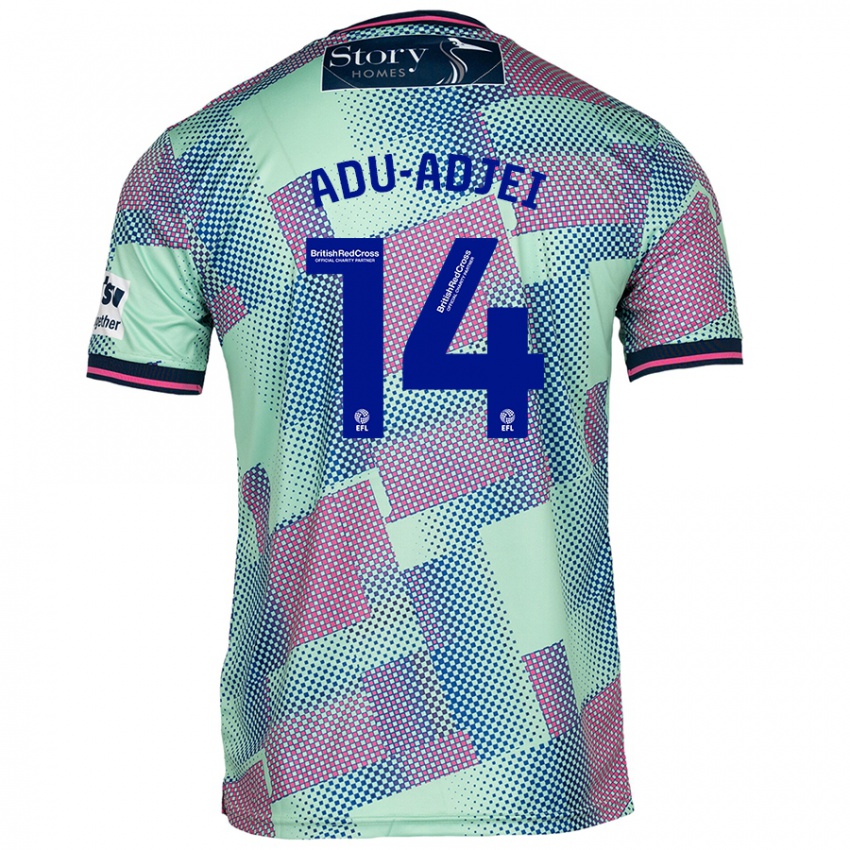 גברים דניאל אדו-אג׳יי #14 יָרוֹק הרחק ג'רזי 2024/25 חולצה קצרה