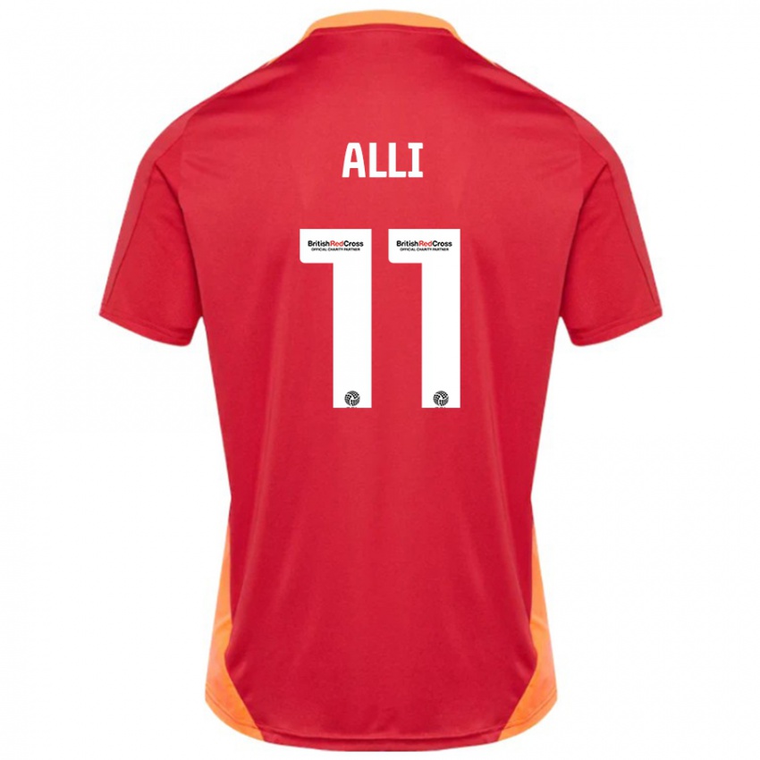 גברים Millenic Alli #11 כחול אוף לבן הרחק ג'רזי 2024/25 חולצה קצרה