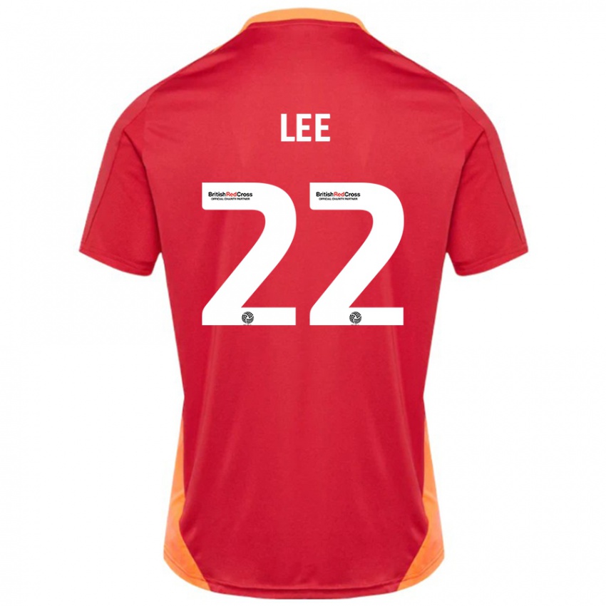 גברים Harry Lee #22 כחול אוף לבן הרחק ג'רזי 2024/25 חולצה קצרה