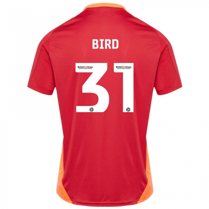 גברים Jay Bird #31 כחול אוף לבן הרחק ג'רזי 2024/25 חולצה קצרה