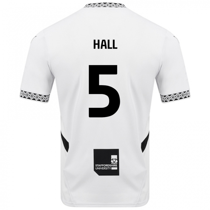 נשים Connor Hall #5 לָבָן ג'רזי ביתית 2024/25 חולצה קצרה
