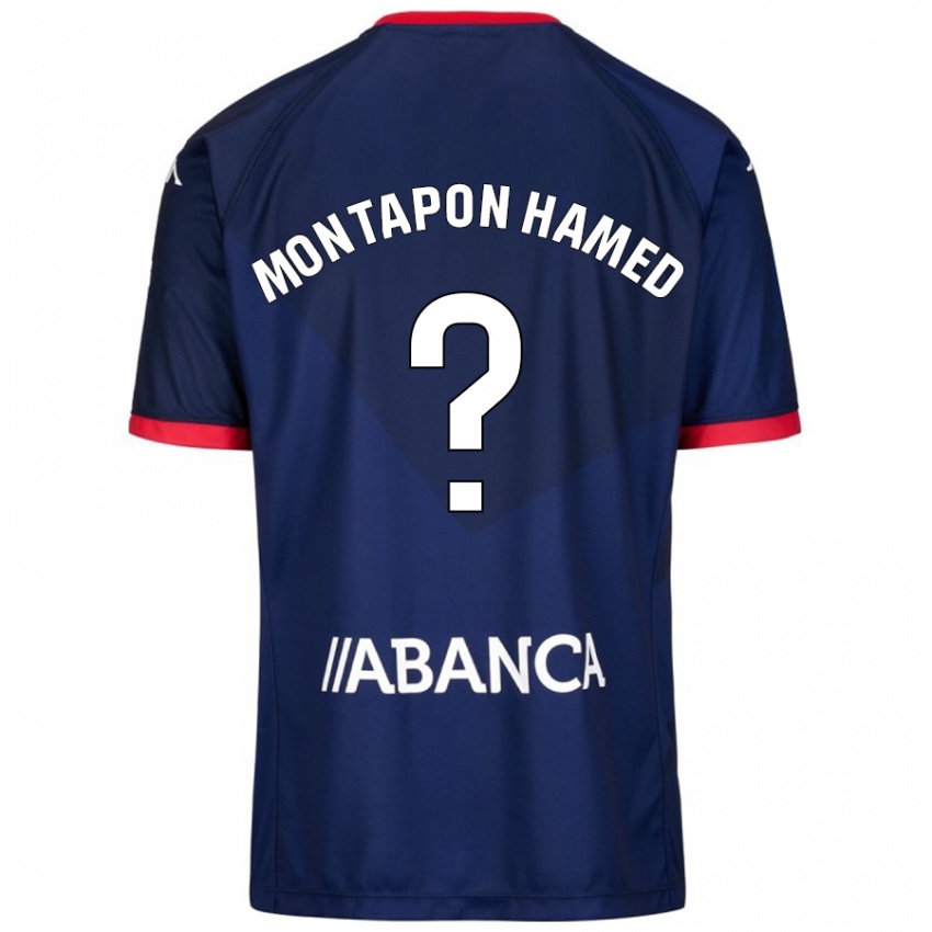 נשים Fadil Montapon Hamed #0 כָּחוֹל כֵּהֶה הרחק ג'רזי 2024/25 חולצה קצרה