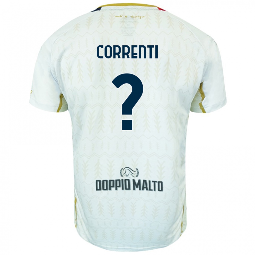 נשים Gabriele Correnti #0 לָבָן הרחק ג'רזי 2024/25 חולצה קצרה
