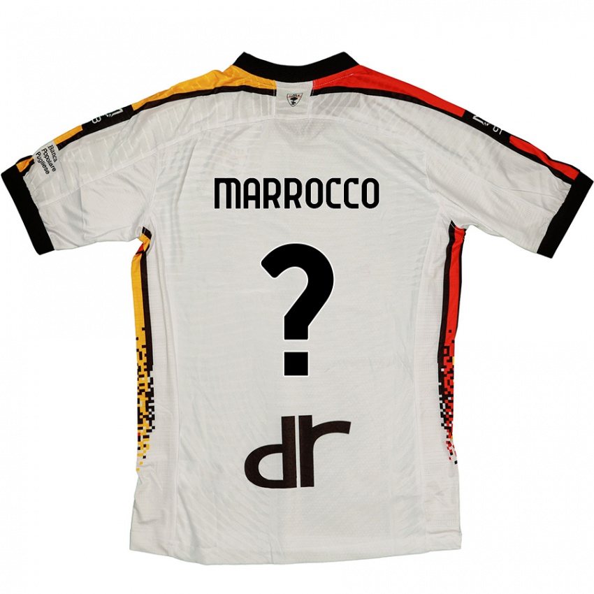 נשים Iacopo Marrocco #0 לבן שחור הרחק ג'רזי 2024/25 חולצה קצרה