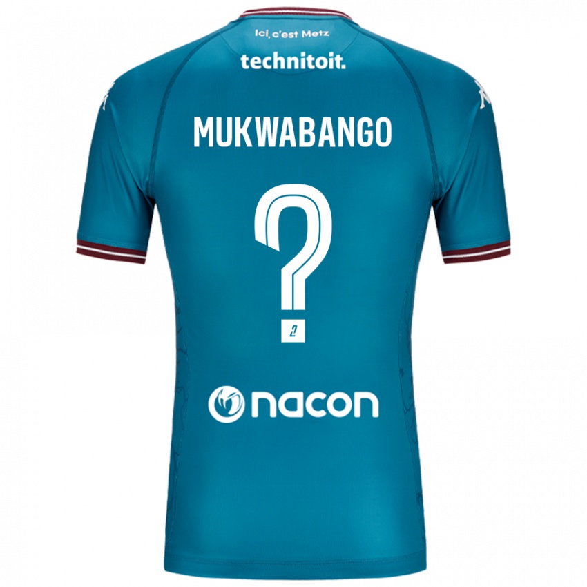 נשים Bénit Mukwabango #0 בלו בנזין הרחק ג'רזי 2024/25 חולצה קצרה