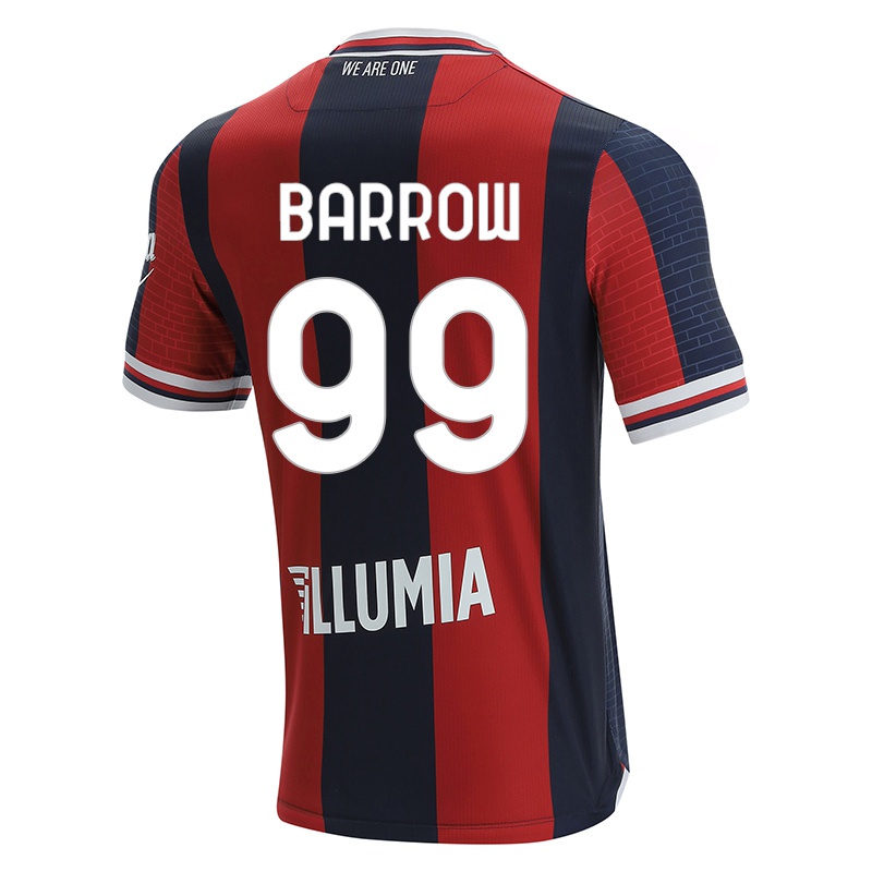 נשים Musa Barrow #99 אדום כחול ג'רזי ביתית 2021/22 חולצה קצרה