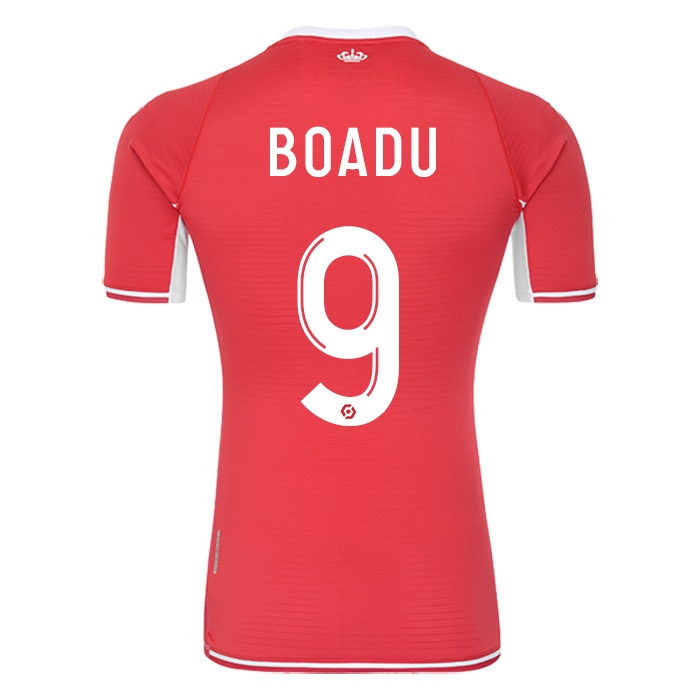נשים מיירון בואדו #9 אדום לבן ג'רזי ביתית 2021/22 חולצה קצרה