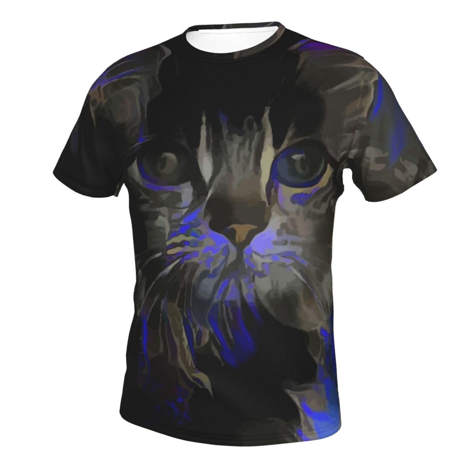 חולצת טריקו קלאסית של חתול רוזאן אלמנטים מעורבים