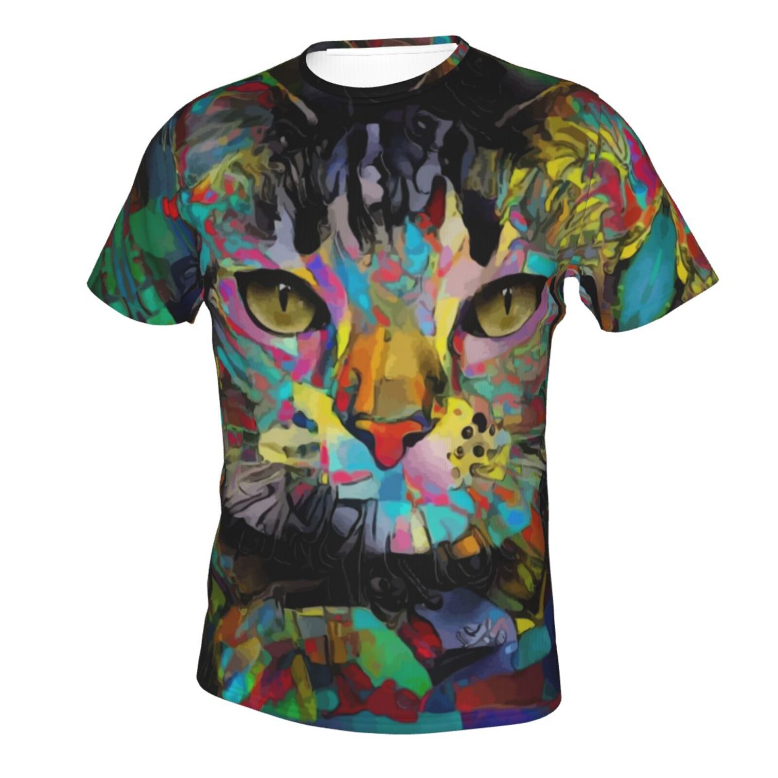 חתול סדהו אלמנטים מעורבים חולצת טריקו קלאסית