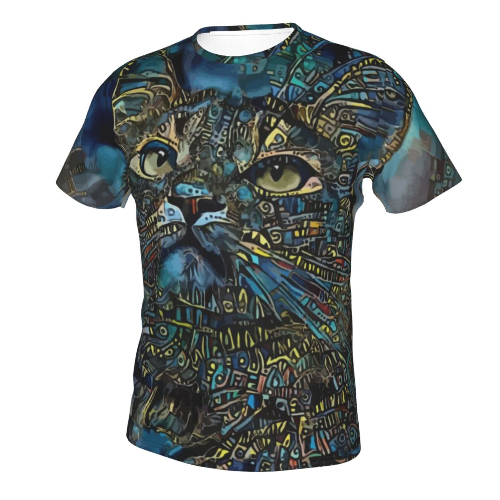 חתול צני אלמנטים מעורבים חולצת טריקו קלאסית
