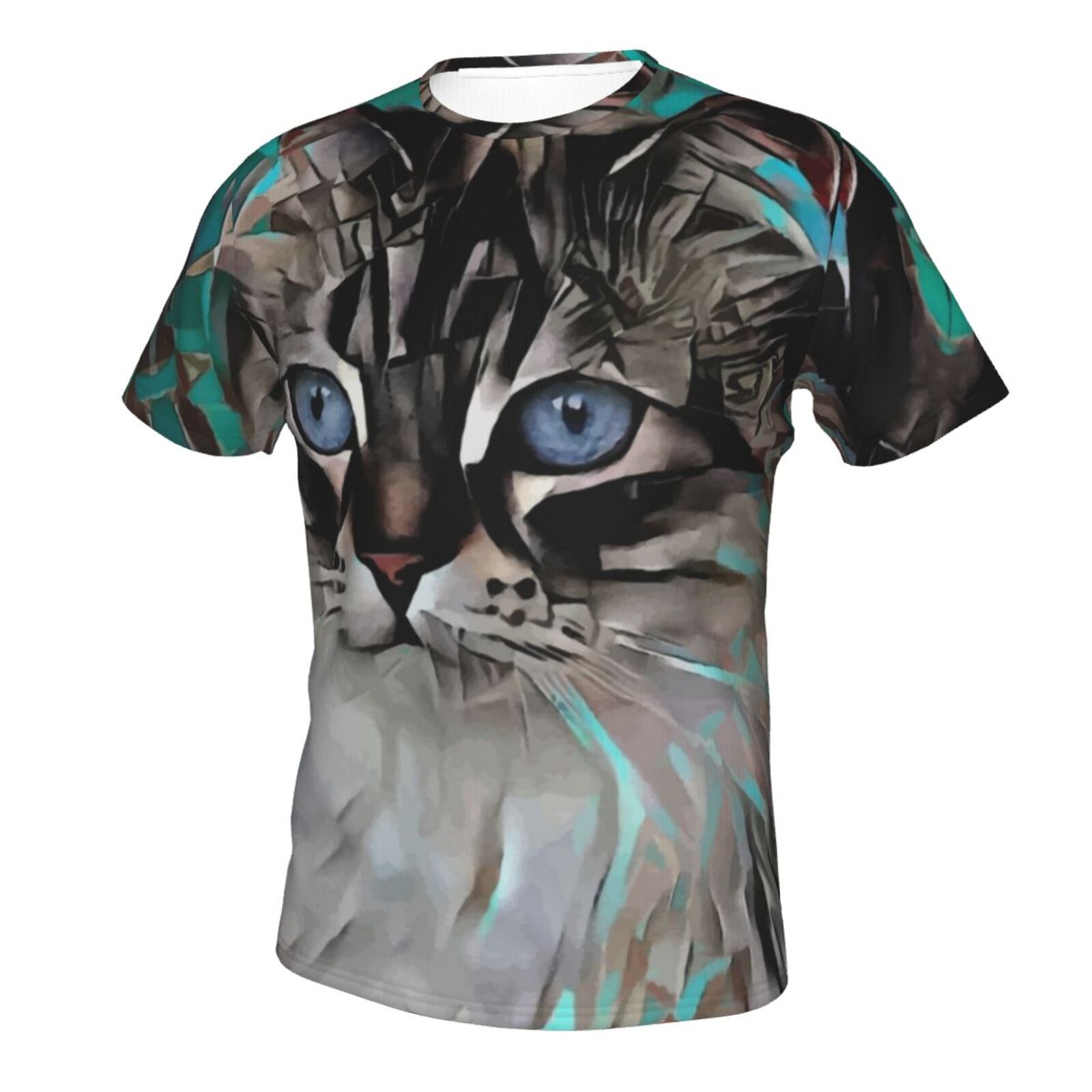 ולנטינה חתול מיקס אלמנטים מעורבים חולצת טריקו קלאסית