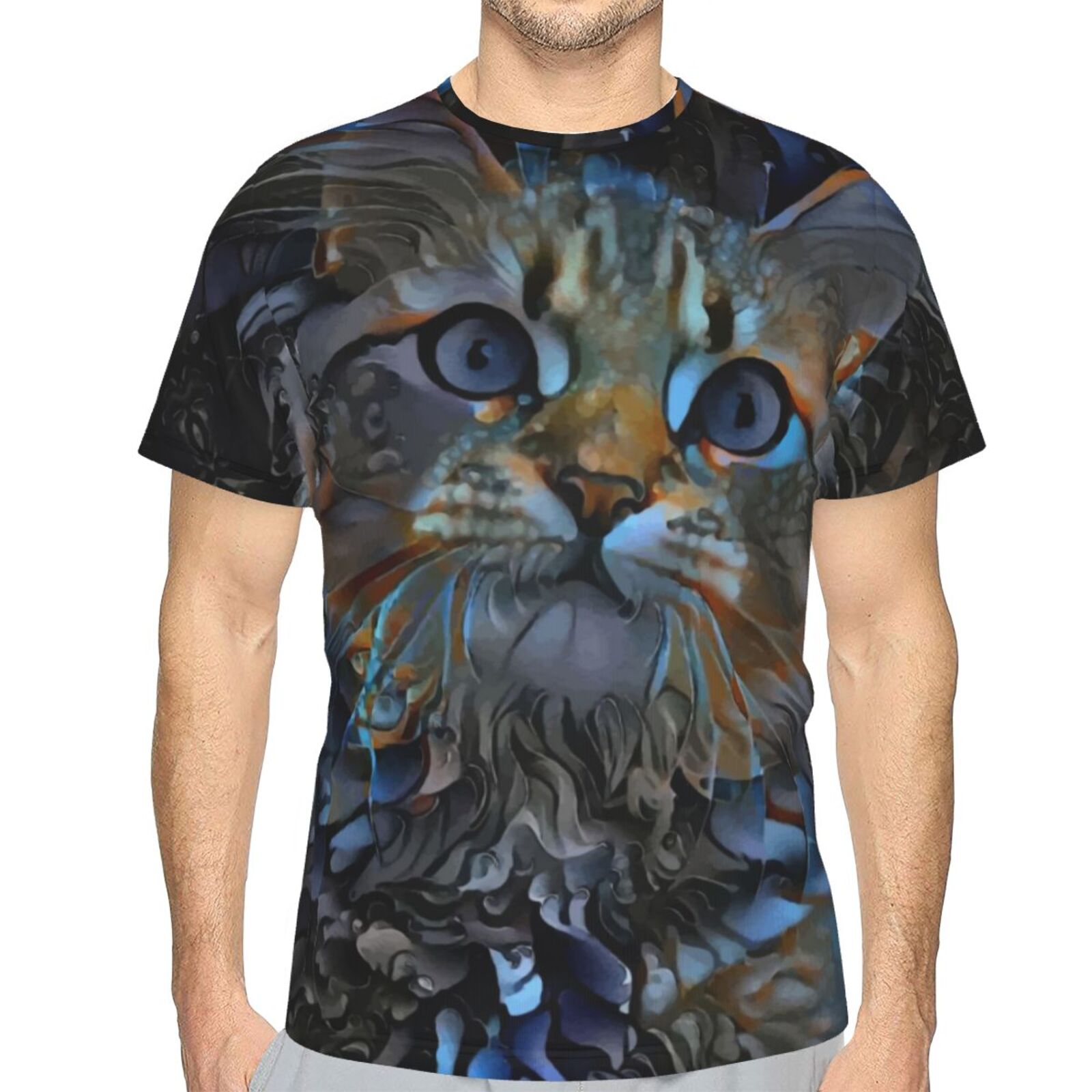 לייריס חתול אלמנטים מעורבים חולצת טריקו קלאסית