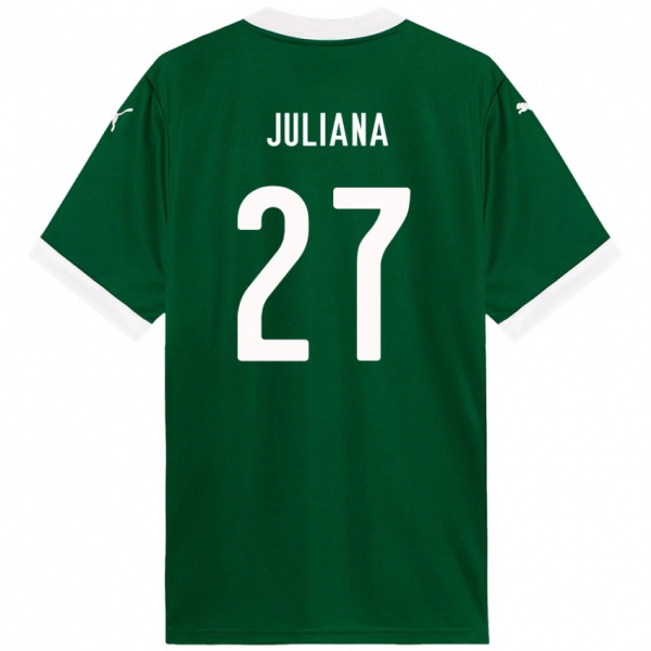 ילדים Juliana #27 לבן ירוק ג'רזי ביתית 2025/26 חולצה קצרה