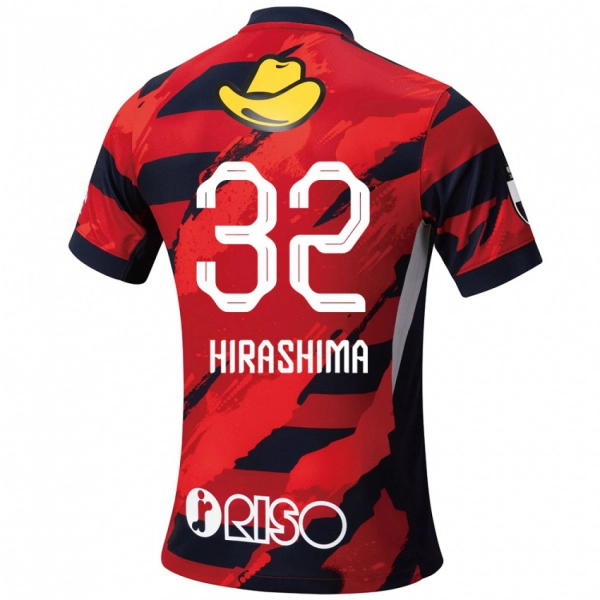 ילדים Daigo Hirashima #32 לבן שחור ג'רזי ביתית 2025/26 חולצה קצרה