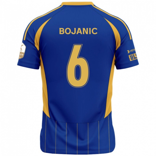 ילדים Darijan Bojanic #6 לבן תכלת שמיים ג'רזי ביתית 2025/26 חולצה קצרה