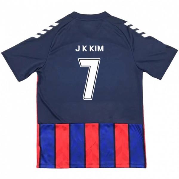 ילדים Ki-Jun Kim #7 לבן פנינה אדום ג'רזי ביתית 2025/26 חולצה קצרה