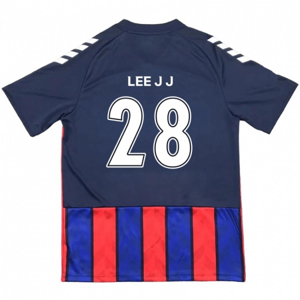 ילדים Lee Jin-Joo #28 לבן פנינה אדום ג'רזי ביתית 2025/26 חולצה קצרה