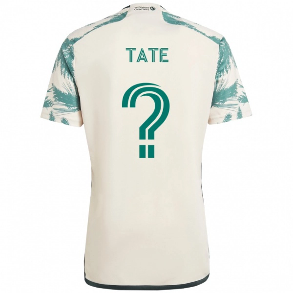 ילדים Hudson Tate #0 שחור חום הרחק ג'רזי 2025/26 חולצה קצרה