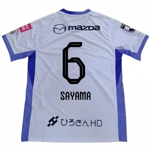 ילדים Momoko Sayama #6 סגול כתום הרחק ג'רזי 2025/26 חולצה קצרה