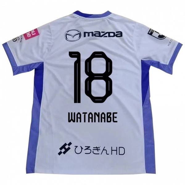 ילדים Mai Watanabe #18 סגול כתום הרחק ג'רזי 2025/26 חולצה קצרה