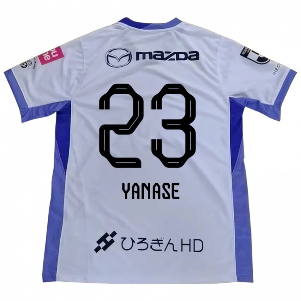 ילדים Funa Yanase #23 סגול כתום הרחק ג'רזי 2025/26 חולצה קצרה