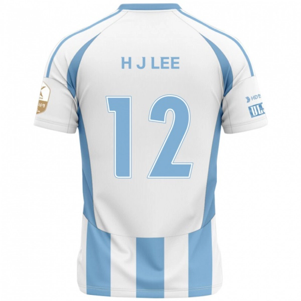 ילדים Jae-Hyung Lee #12 כחול מלכותי צהוב הרחק ג'רזי 2025/26 חולצה קצרה
