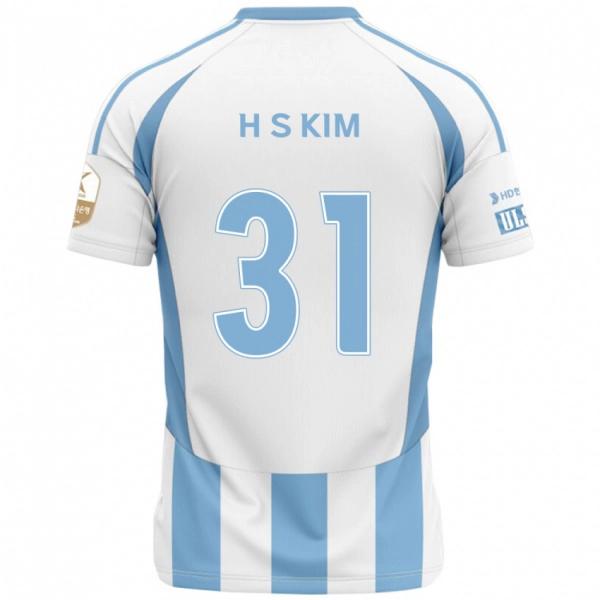 ילדים Se-Hyoung Kim #31 כחול מלכותי צהוב הרחק ג'רזי 2025/26 חולצה קצרה