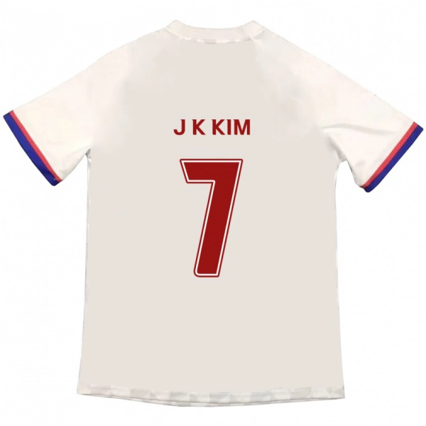 ילדים Ki-Jun Kim #7 כחול מלכותי אדום הרחק ג'רזי 2025/26 חולצה קצרה