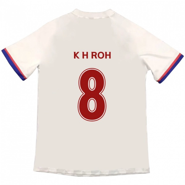 ילדים Kyung-Ho Roh #8 כחול מלכותי אדום הרחק ג'רזי 2025/26 חולצה קצרה