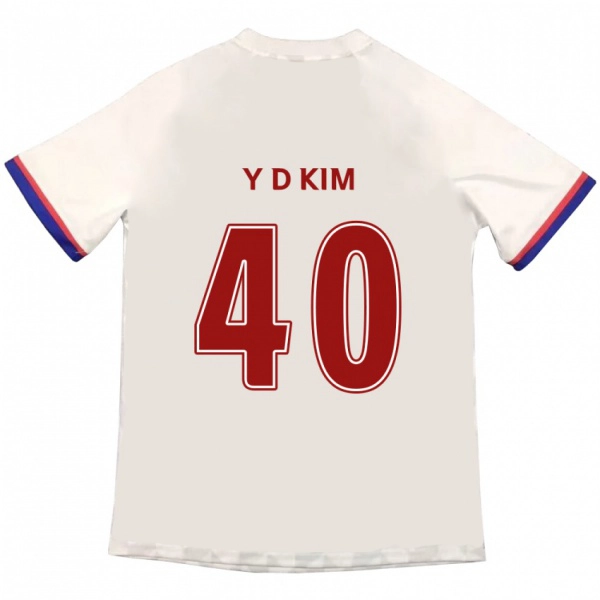 ילדים Do-Yoon Kim #40 כחול מלכותי אדום הרחק ג'רזי 2025/26 חולצה קצרה