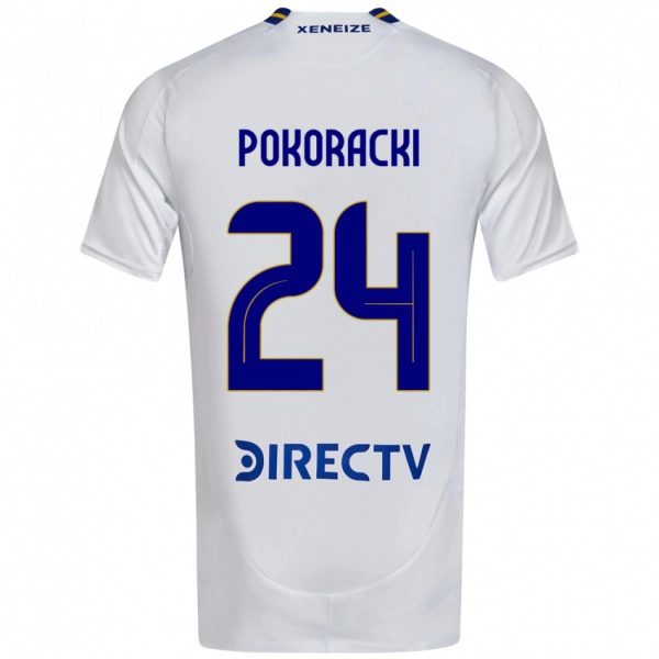 גברים Belén Pokoracki #24 כחול מלכותי צהוב הרחק ג'רזי 2025/26 חולצה קצרה