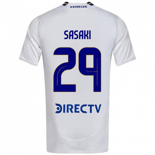 גברים Yuria Sasaki #29 כחול מלכותי צהוב הרחק ג'רזי 2025/26 חולצה קצרה