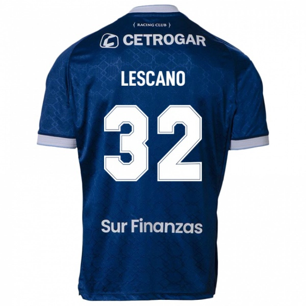 גברים Macarena Lescano #32 תכלת שמיים הרחק ג'רזי 2025/26 חולצה קצרה