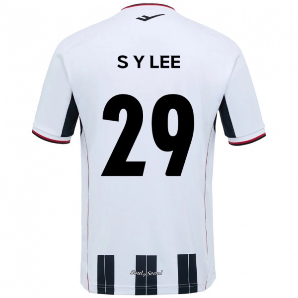 גברים Seong-Yun Lee #29 שחור אדום הרחק ג'רזי 2025/26 חולצה קצרה