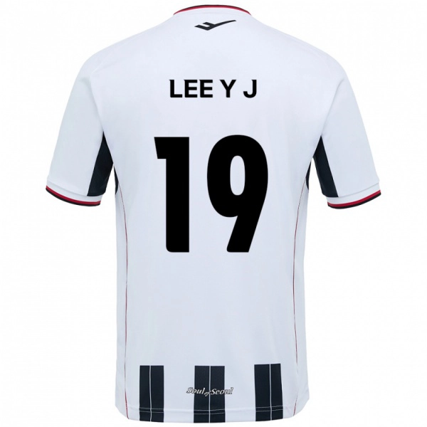 גברים Lee Ye-Jin #19 שחור אדום הרחק ג'רזי 2025/26 חולצה קצרה