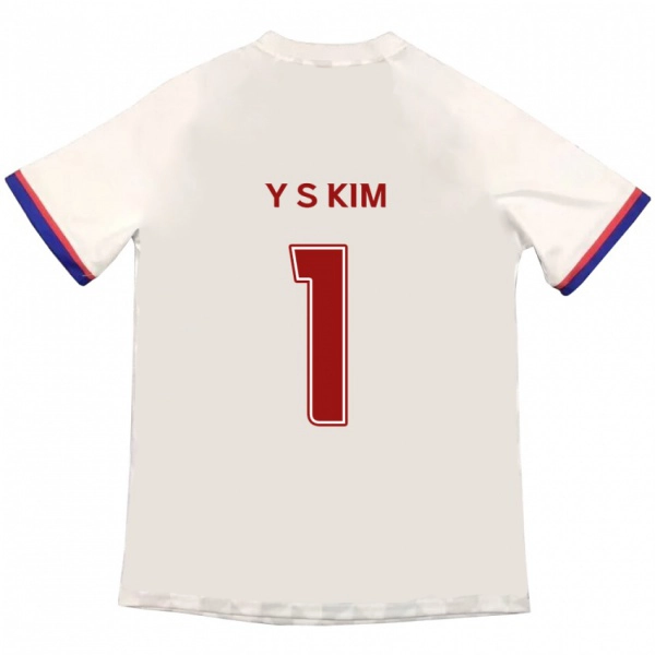 גברים Seong-Yoon Kim #1 כחול מלכותי אדום הרחק ג'רזי 2025/26 חולצה קצרה
