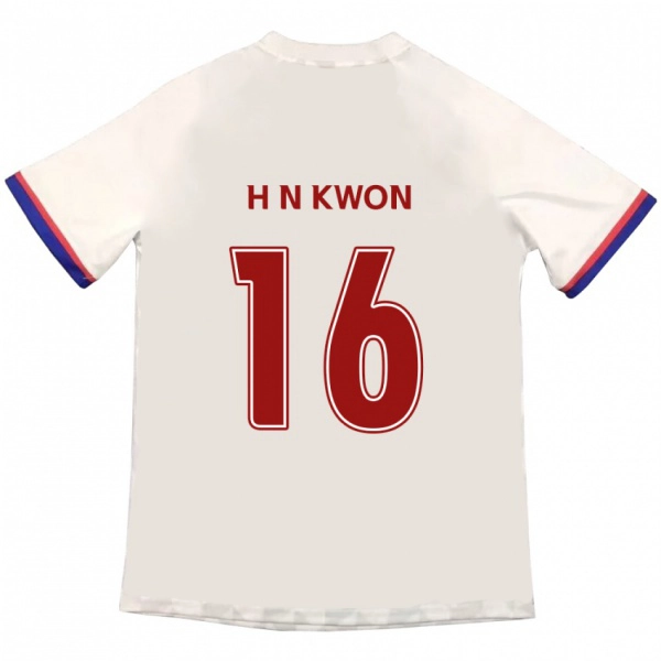 גברים Nam-Hoon Kwon #16 כחול מלכותי אדום הרחק ג'רזי 2025/26 חולצה קצרה
