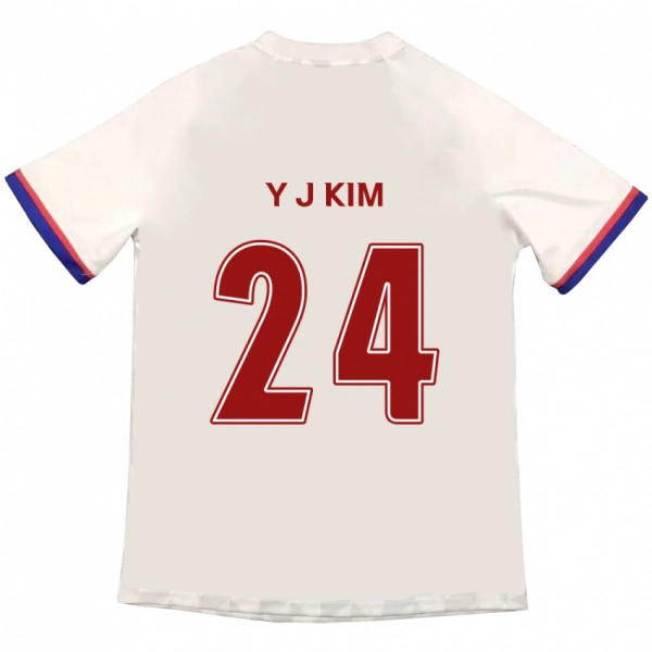 גברים Ju-Yeop Kim #24 כחול מלכותי אדום הרחק ג'רזי 2025/26 חולצה קצרה