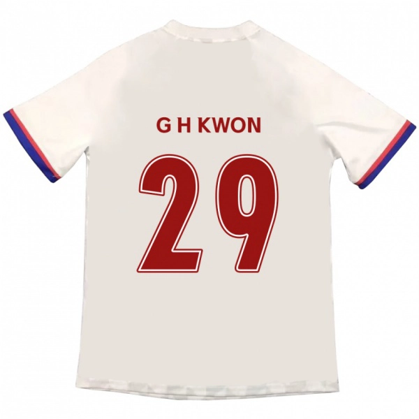 גברים Gi-Hyun Kwon #29 כחול מלכותי אדום הרחק ג'רזי 2025/26 חולצה קצרה