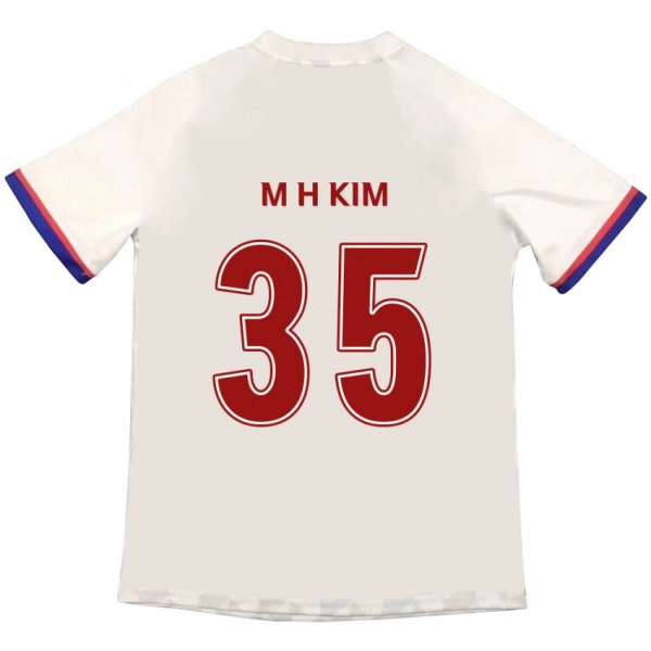 גברים Hyeon-Min Kim #35 כחול מלכותי אדום הרחק ג'רזי 2025/26 חולצה קצרה