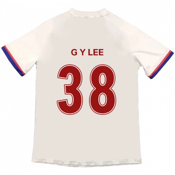 גברים Yun-Gun Lee #38 כחול מלכותי אדום הרחק ג'רזי 2025/26 חולצה קצרה