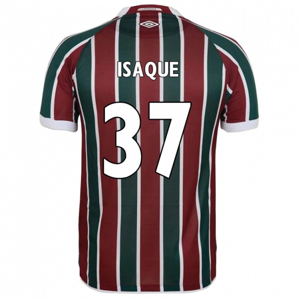 נשים Isaque #37 לבן ירוק חום-ערמוני ג'רזי ביתית 2025/26 חולצה קצרה