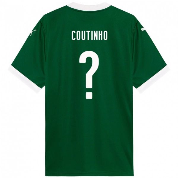 נשים Rafael Coutinho #0 לבן ירוק ג'רזי ביתית 2025/26 חולצה קצרה