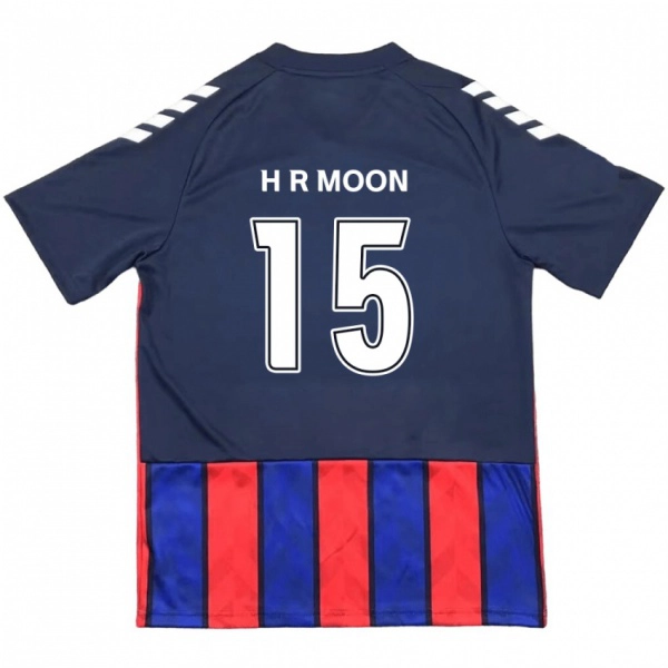 נשים Ha-Rang Moon #15 לבן פנינה אדום ג'רזי ביתית 2025/26 חולצה קצרה