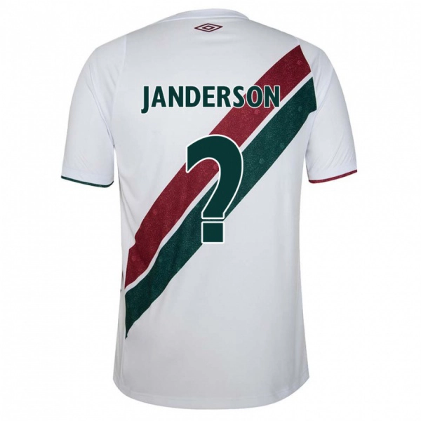 נשים Janderson #0 ירוק חום-ערמוני לבן הרחק ג'רזי 2025/26 חולצה קצרה