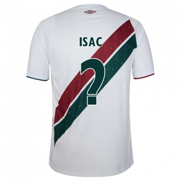 נשים Isac #0 ירוק חום-ערמוני לבן הרחק ג'רזי 2025/26 חולצה קצרה